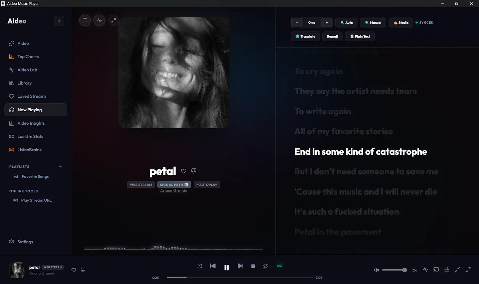 Aideo Music Player screenshot 3