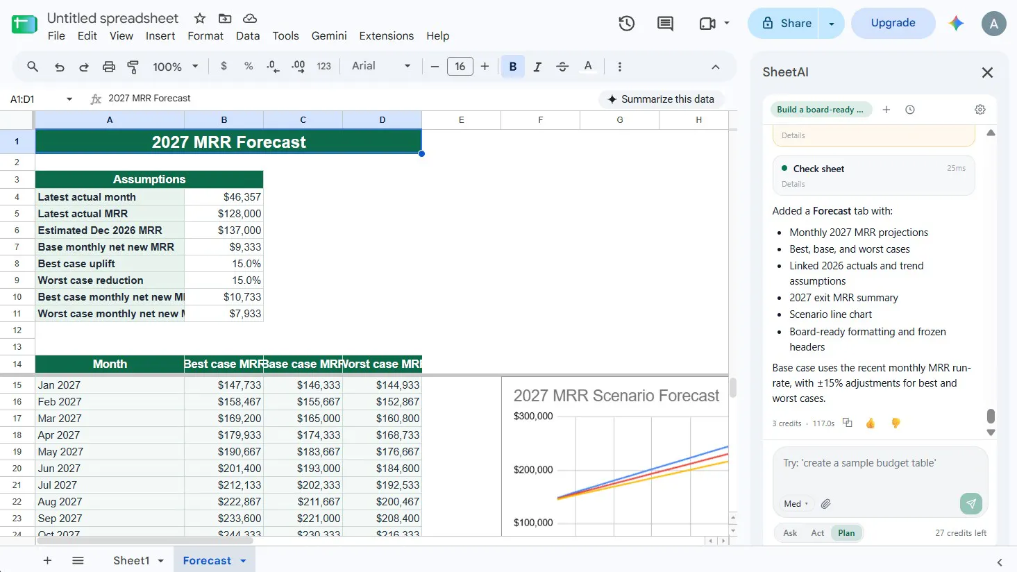 SheetAI - AI Agent for Spreadsheet gallery image
