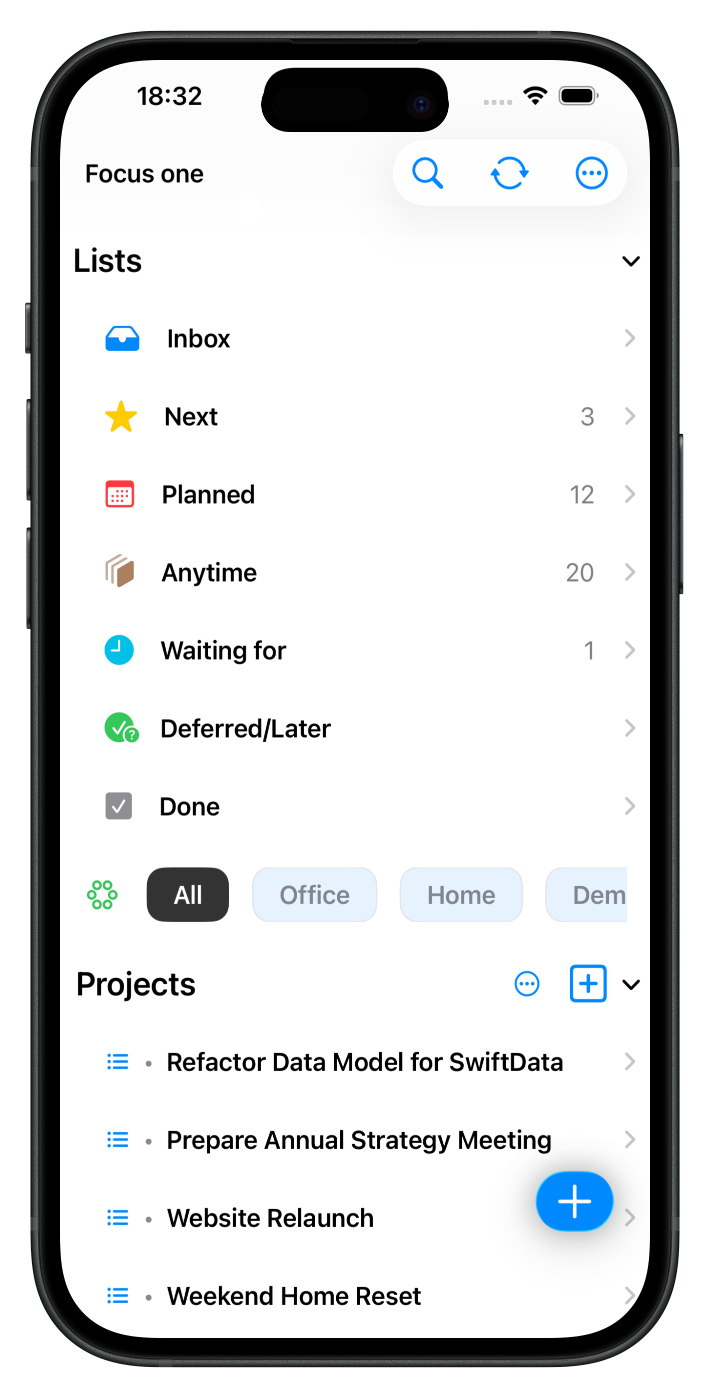 Focus one - Task Manager (Beta) gallery image