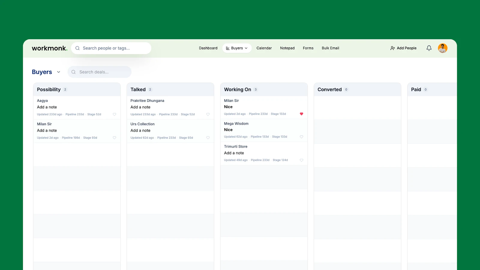 Workmonk screenshot 4