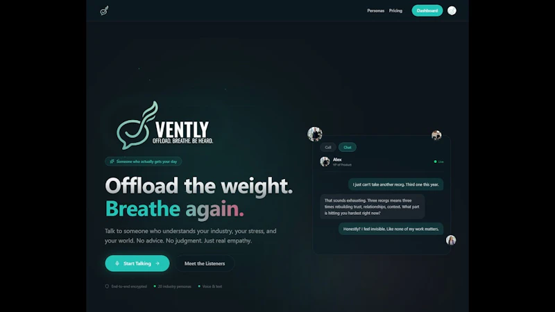 Vently screenshot 1 (video preview)