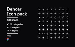 Dencar Icon Pack - 500 FREE icons media 1
