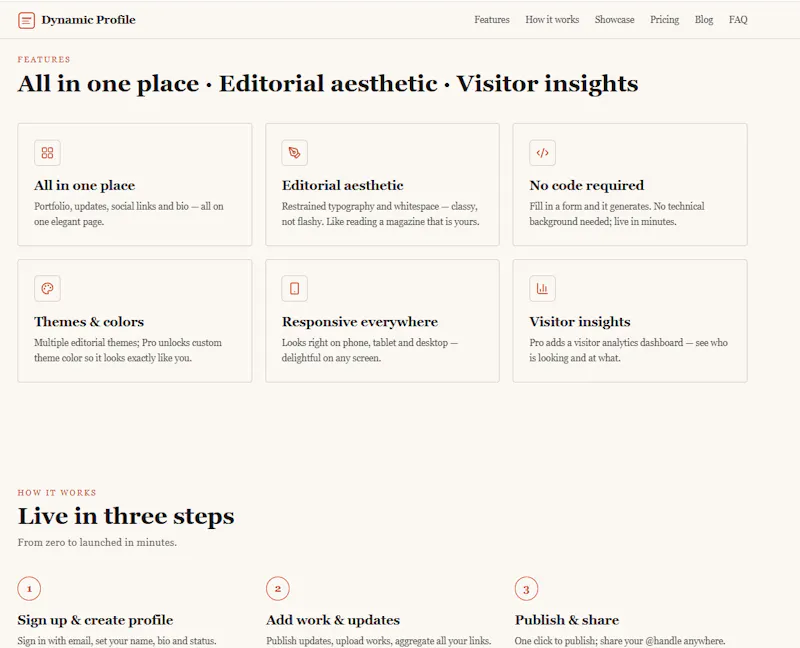 Dynamic Profile screenshot 2