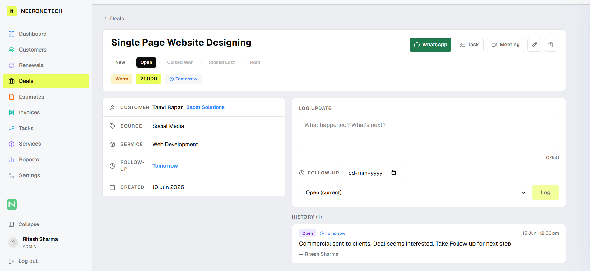 NeerSoft CRM gallery image