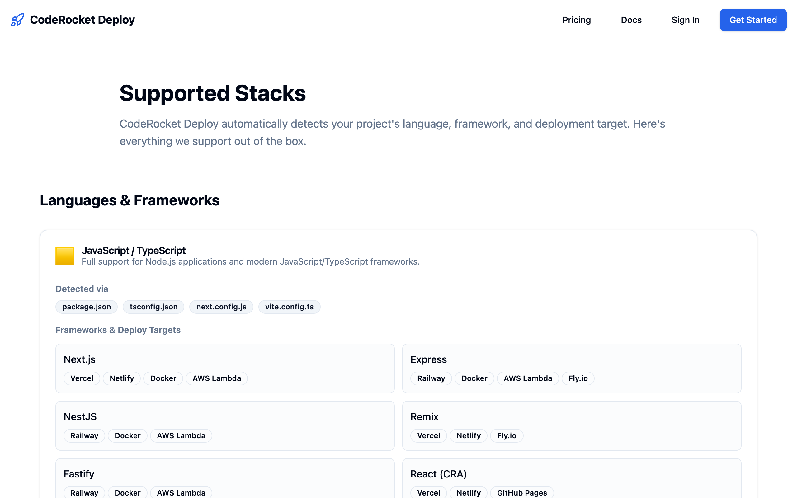 CodeRocket Deploy gallery image