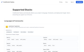 CodeRocket Deploy gallery image