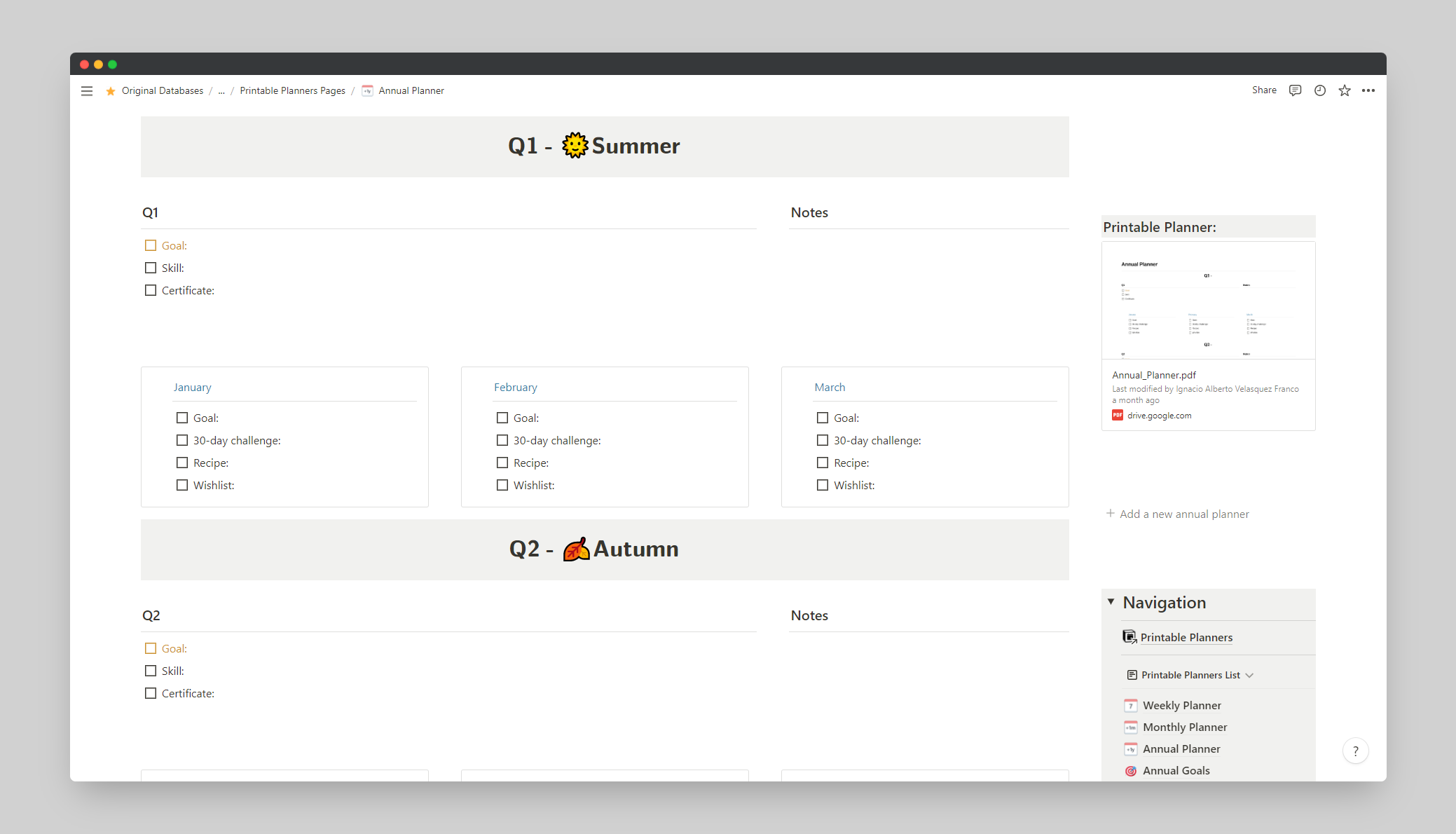 Notion Printable Planners + eBook gallery image
