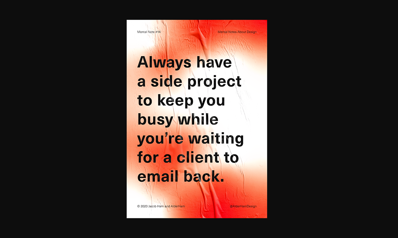 Mental Note #14 - Free Minimal Poster gallery image