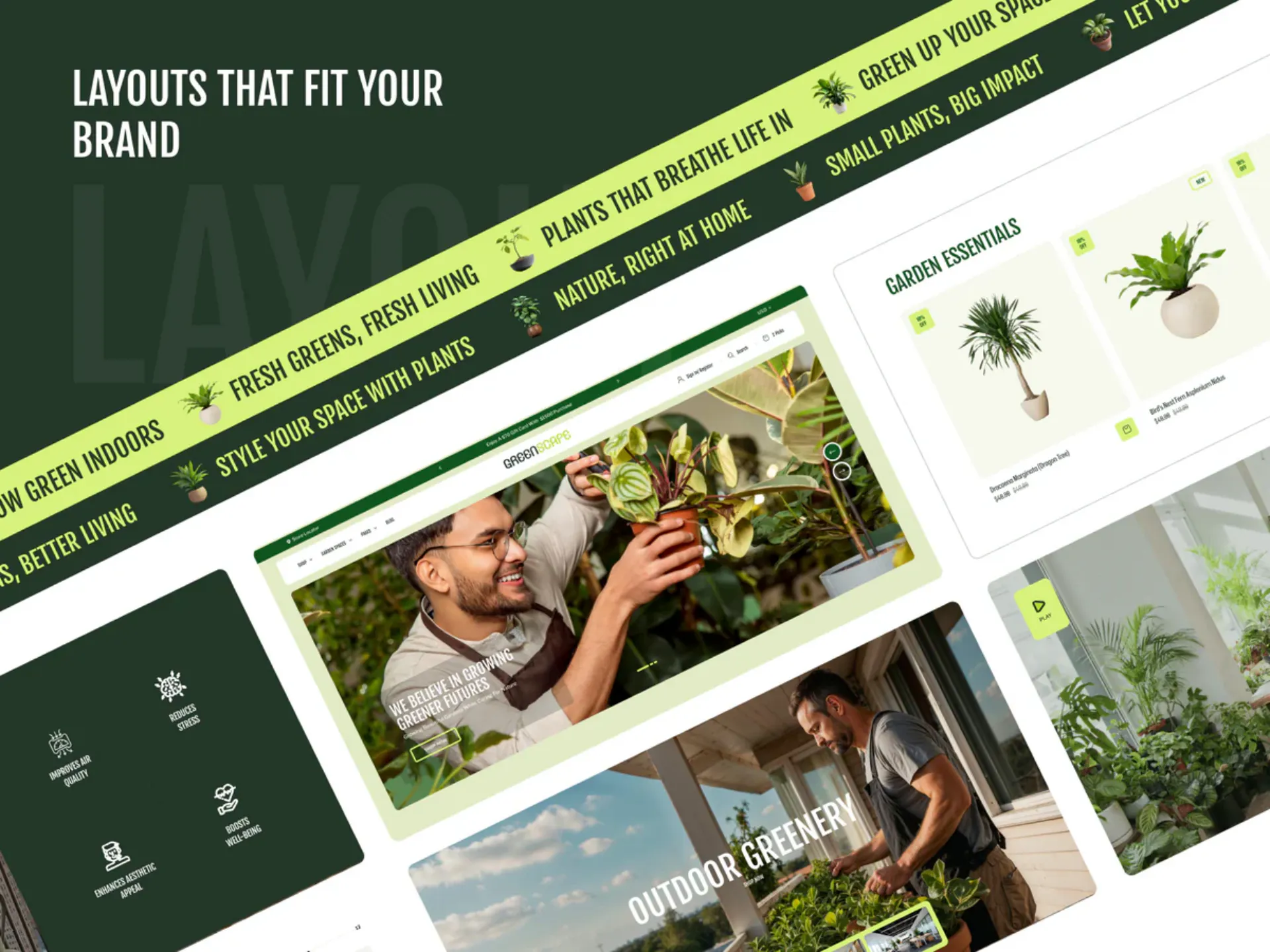 Greenscape Plants Shopify Theme gallery image