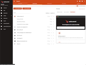 webcomet FAQ gallery image