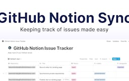 GitHub Notion Sync media 1