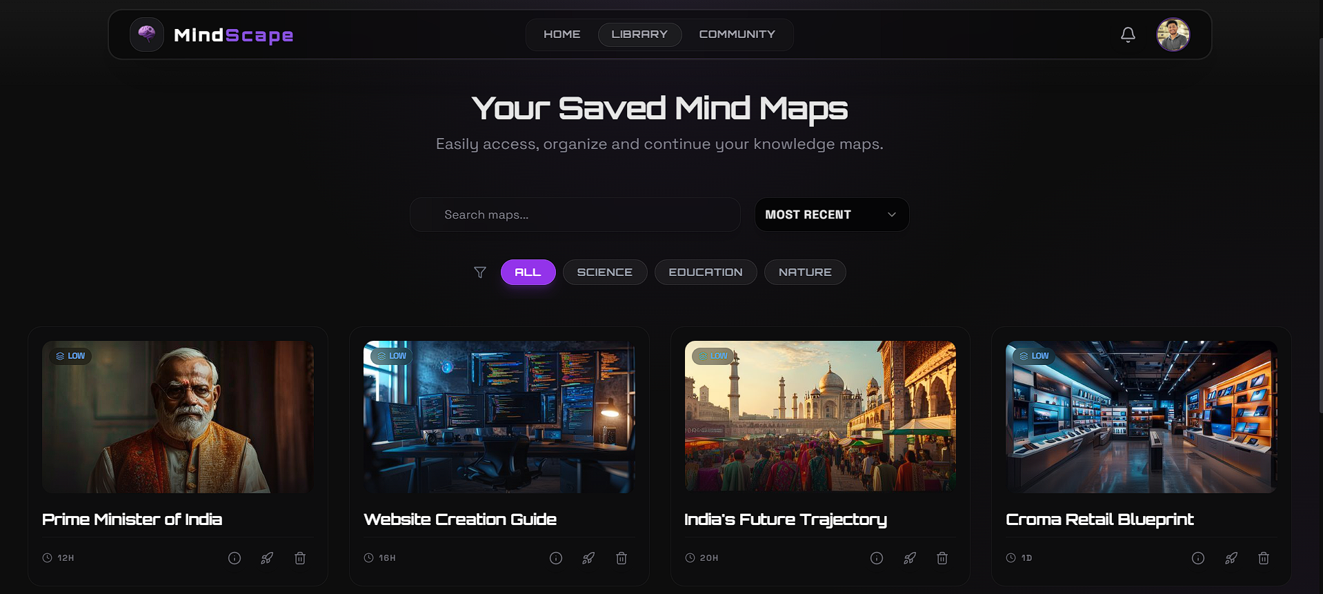 MindScape - Screenshot 2 showing product features and functionality