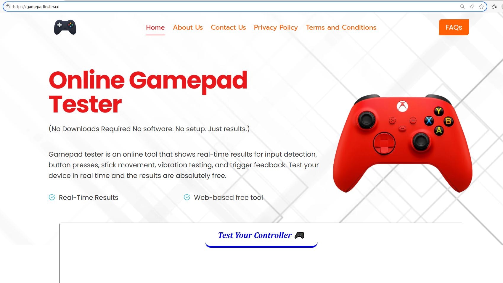Gamepad Tester logo
