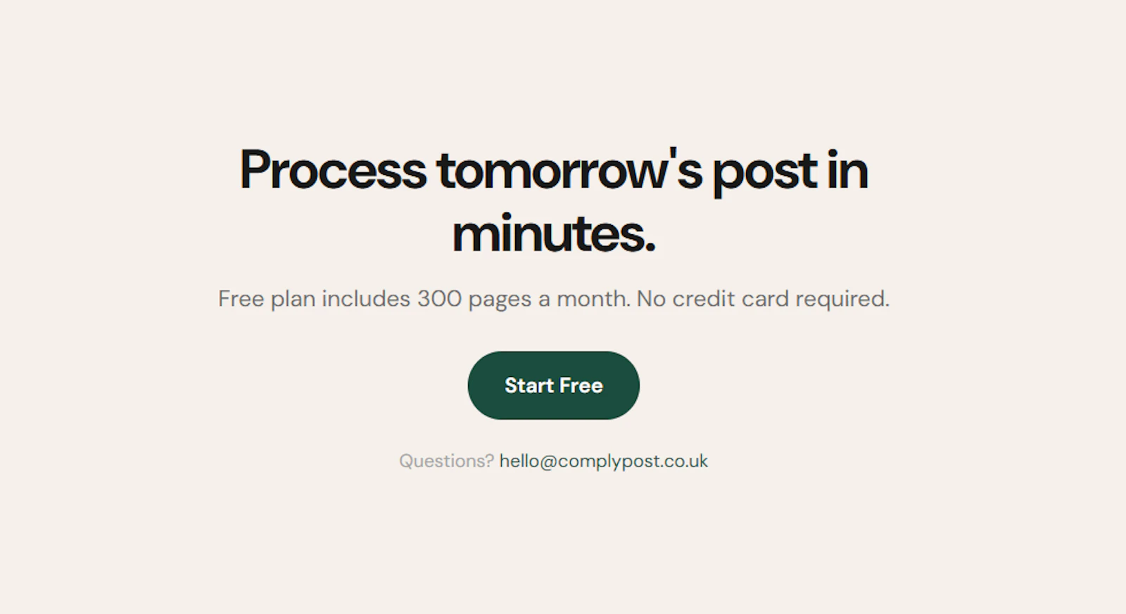 ComplyPost screenshot 2