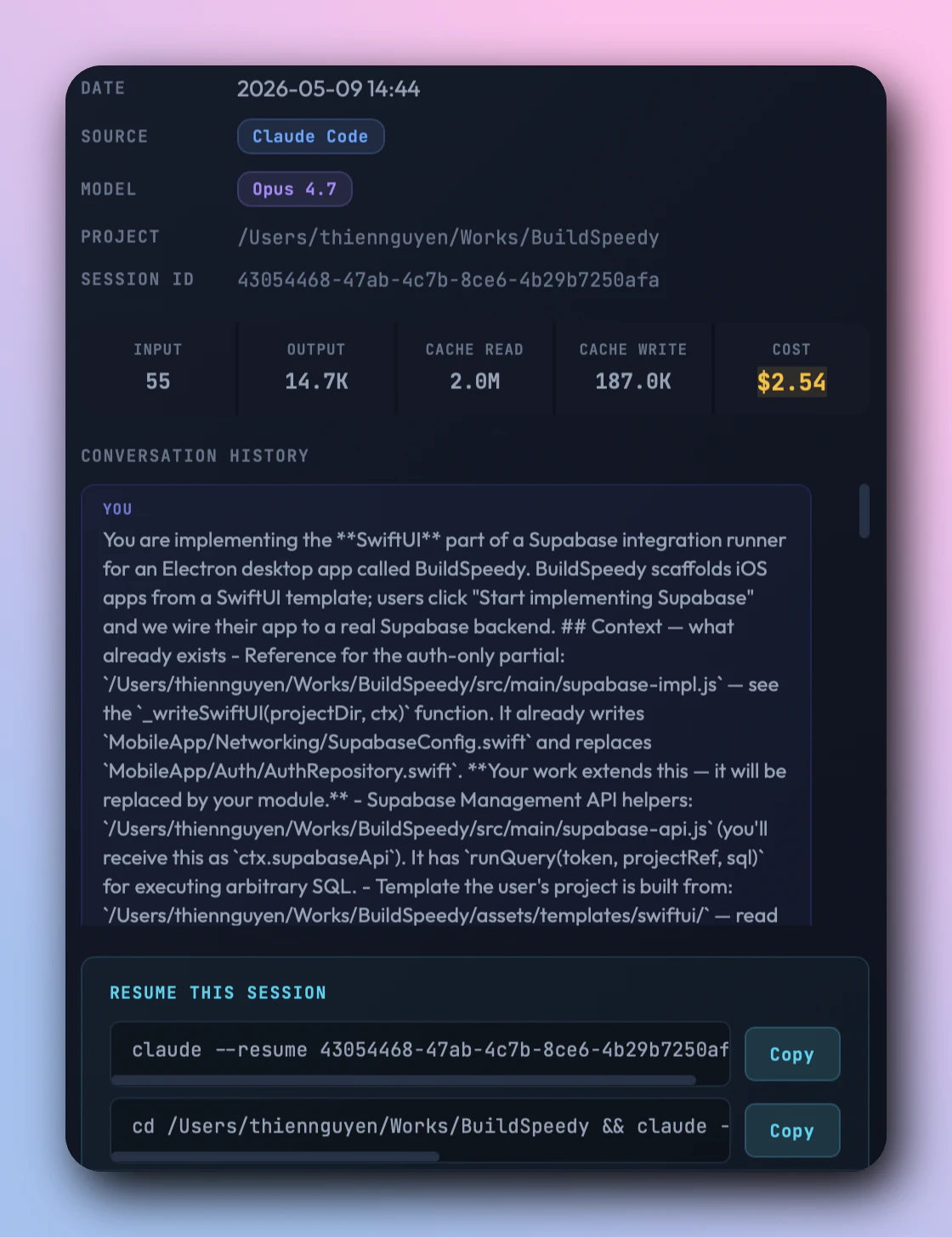Claude Usage Tracker screenshot 4