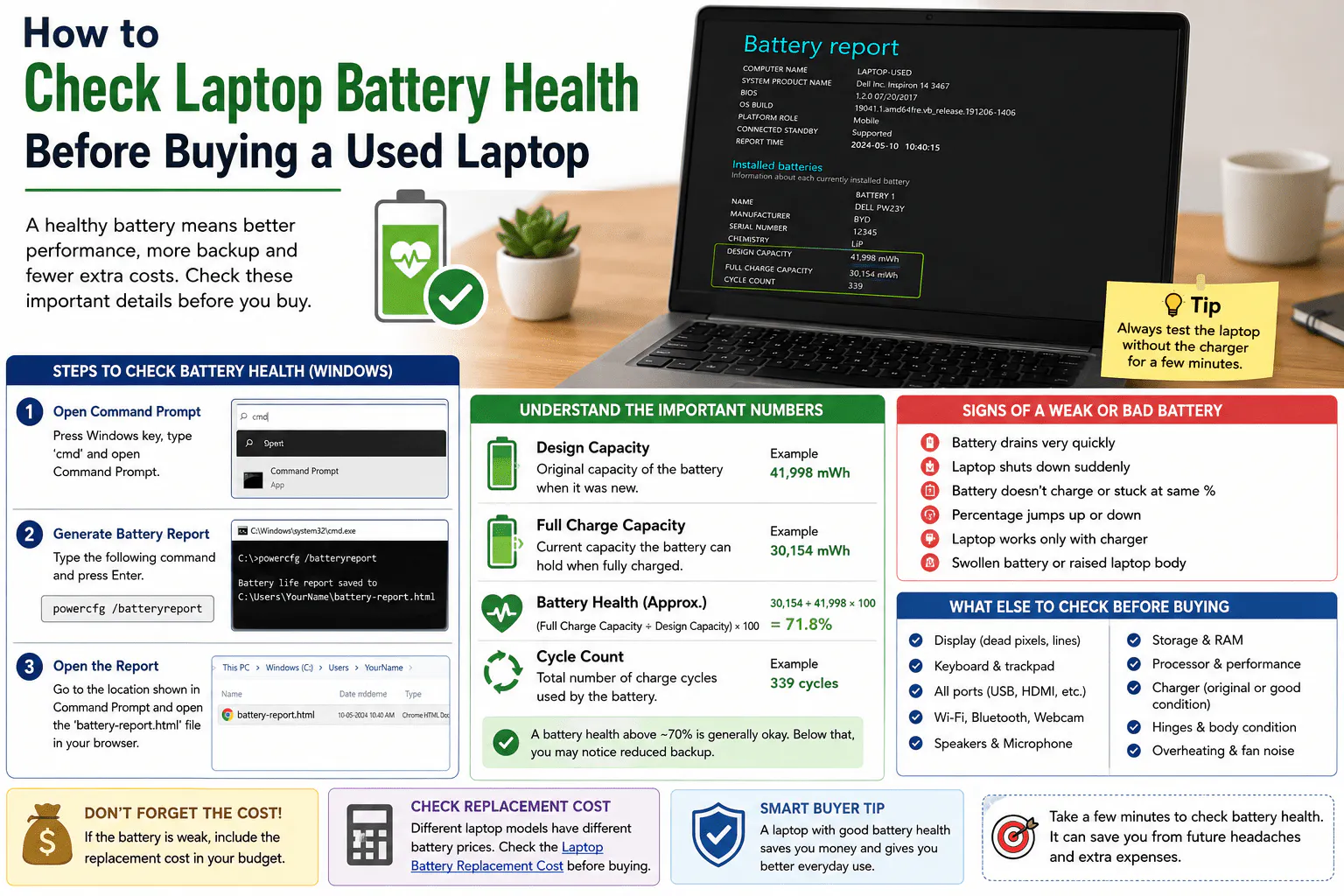 How to Check Laptop Battery Health gallery image