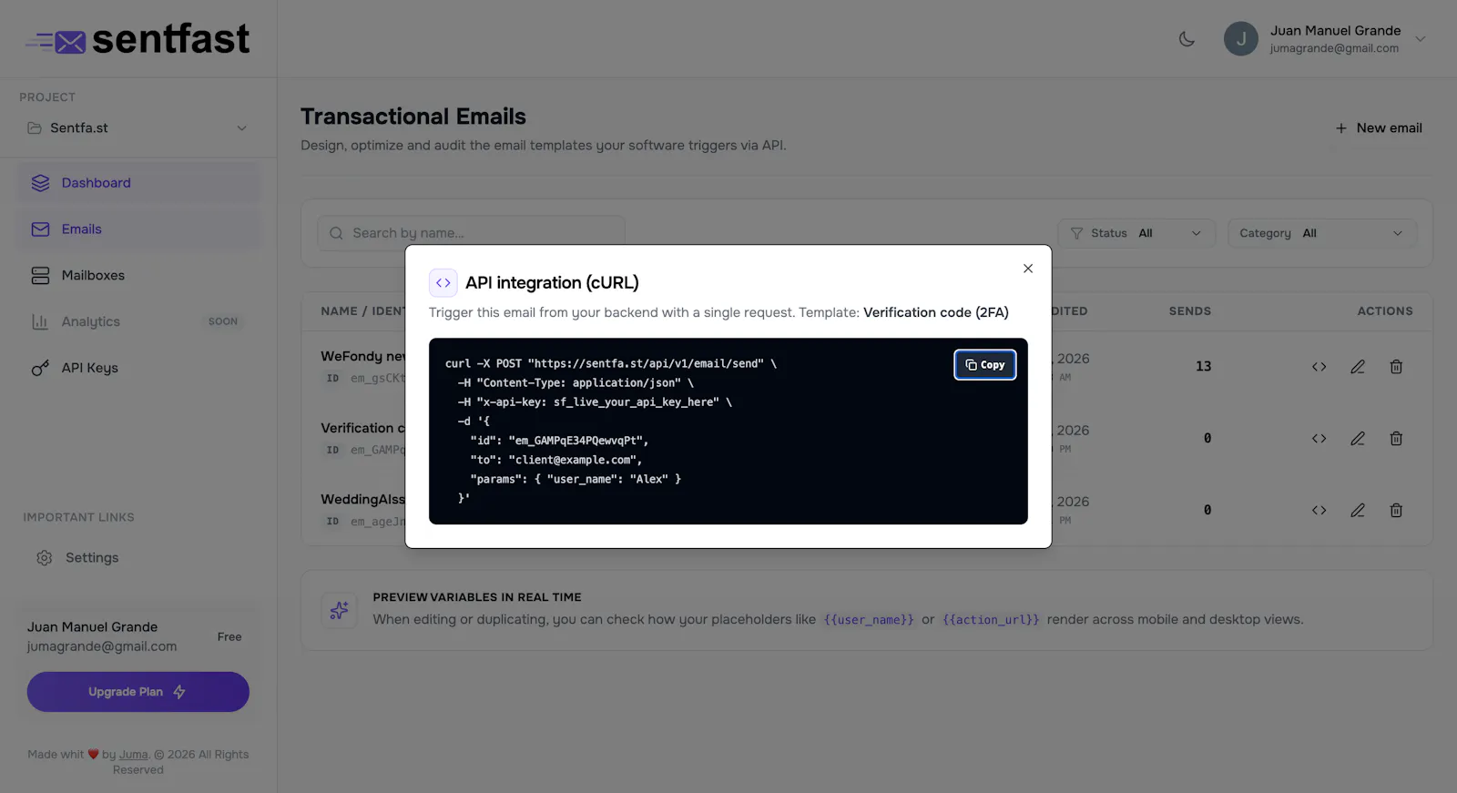 SentFast screenshot 6