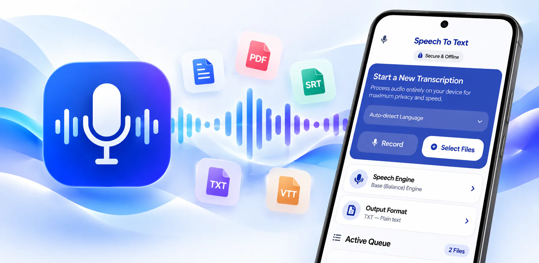 VoxTranscript - Offline Ai  gallery image