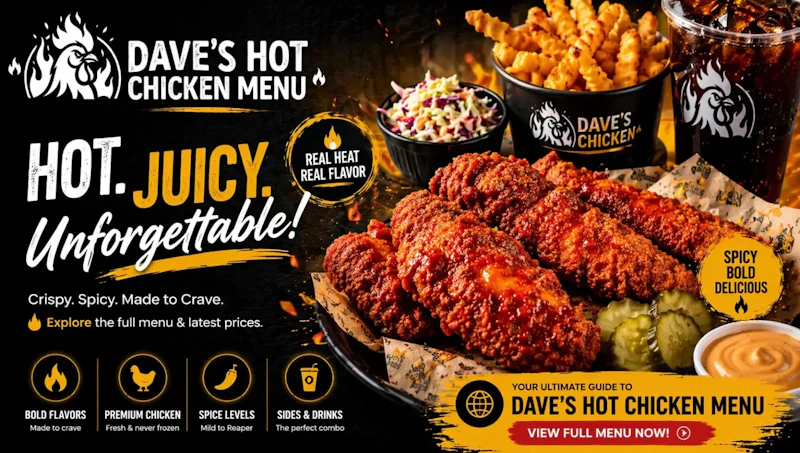 Dave’s Hot Chicken Calories Calculator screenshot 1