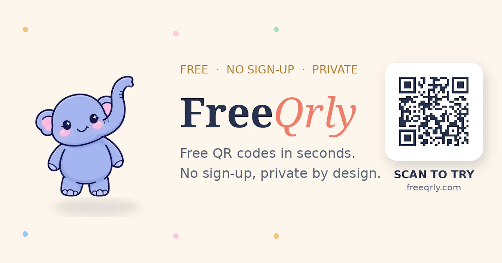 FreeQrly screenshot 1