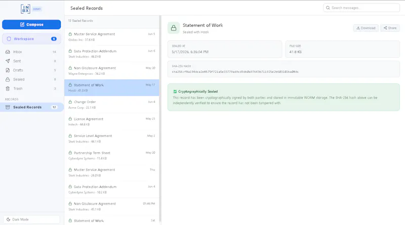 INBX screenshot 2