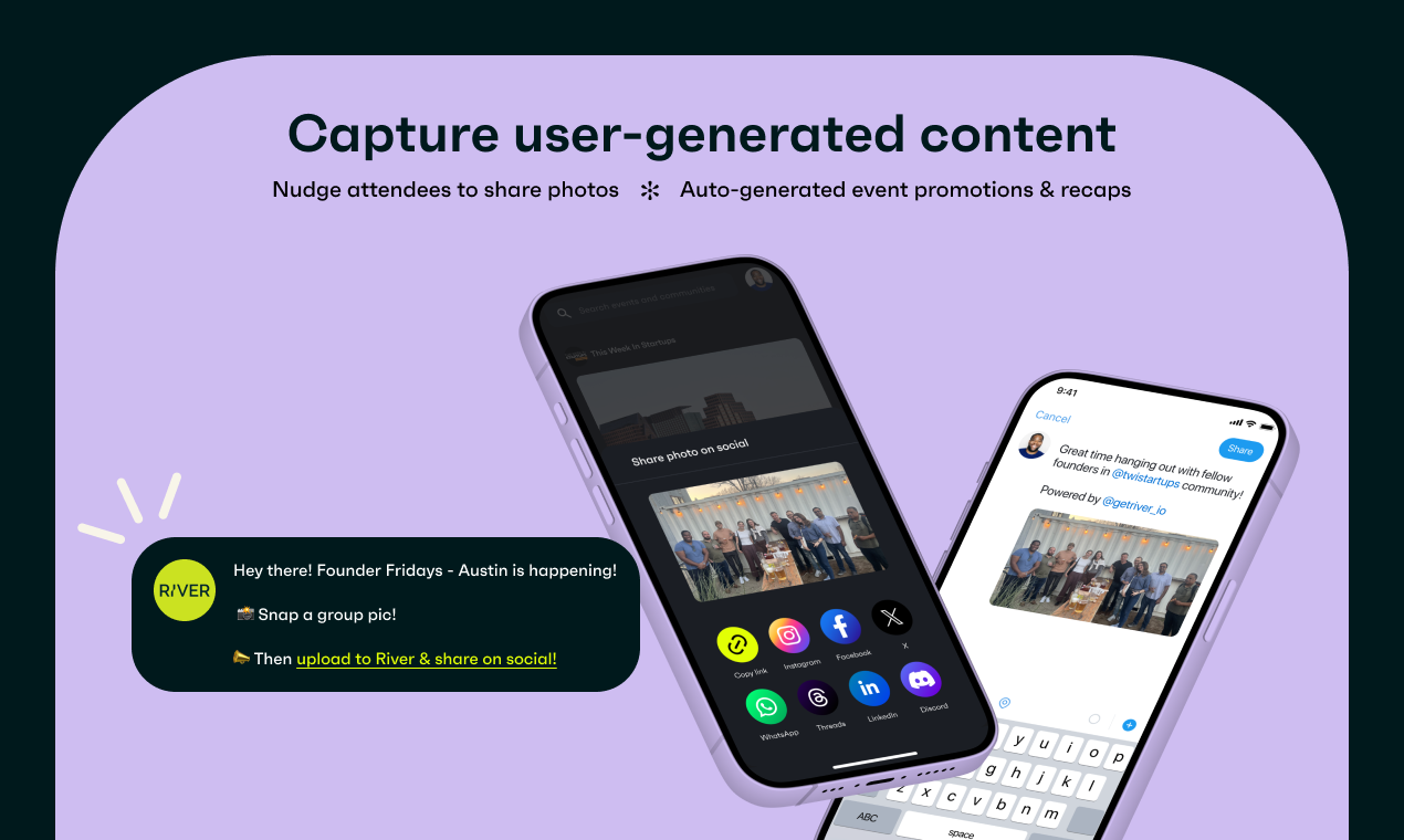River - In-person event & social platform built for communities media 7