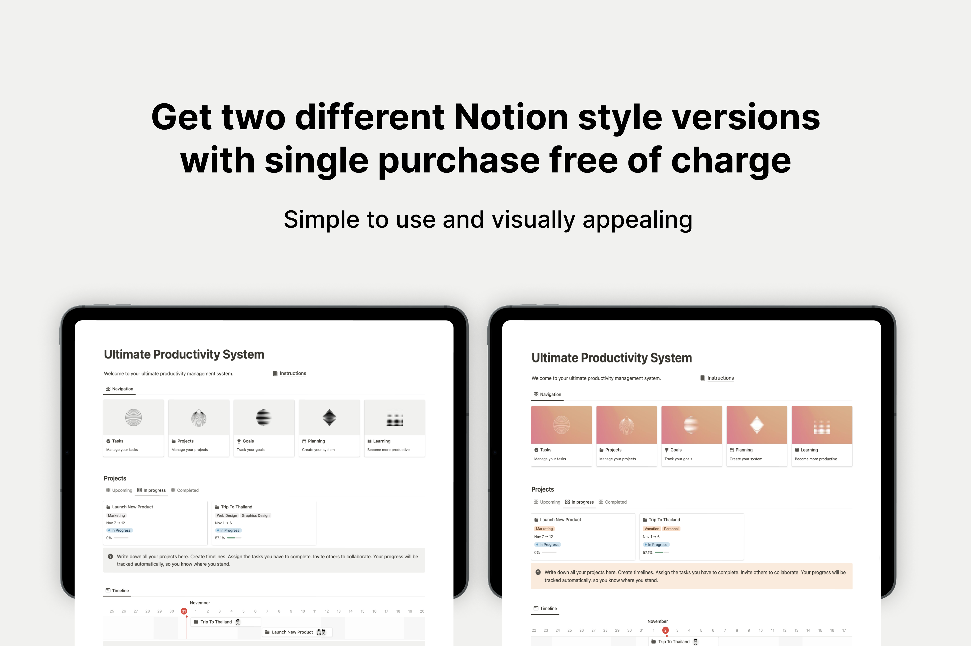 Mídia 8 de Notion Ultimate Productivity System