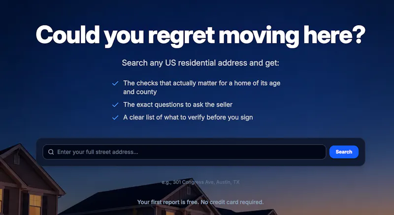 Before Regret - Property Insights screenshot 1