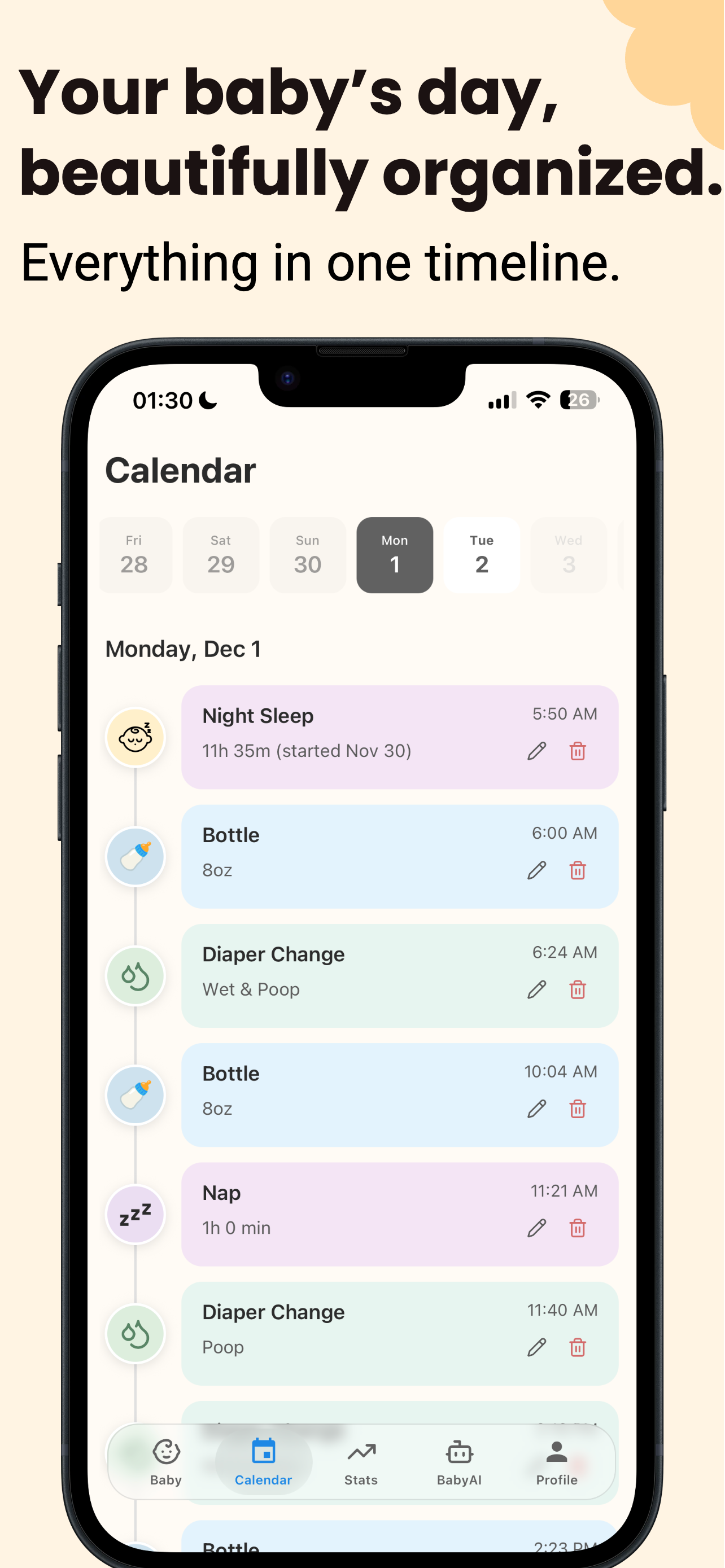 Petit Louis:  Baby Tracker gallery image