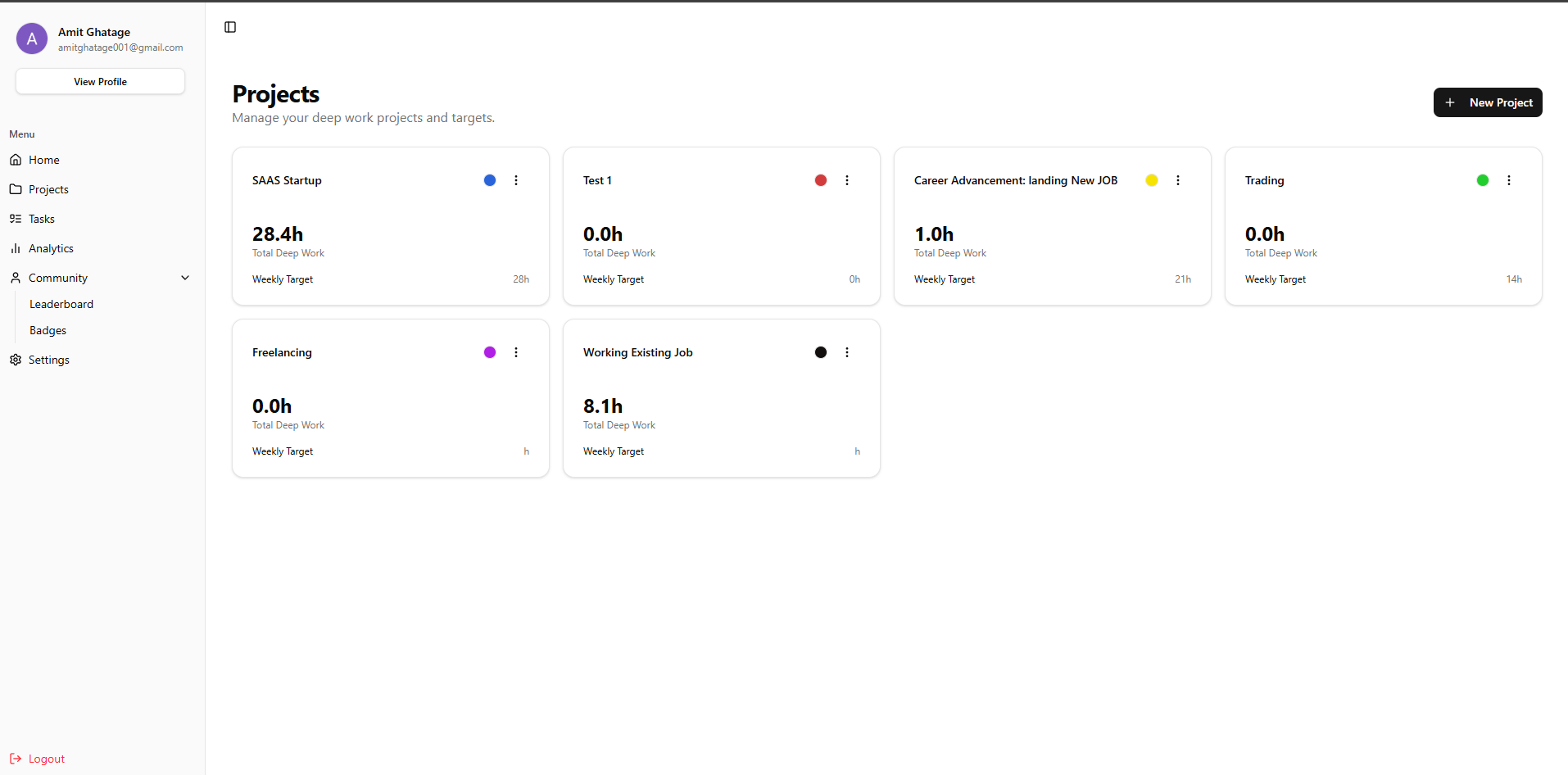 DeepTrack Club - Screenshot 2 showing product features and functionality