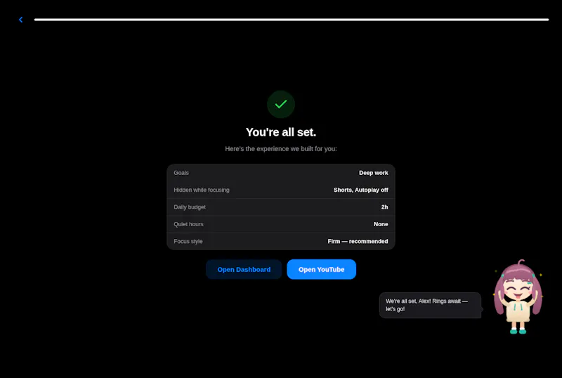 FocusTube screenshot 2