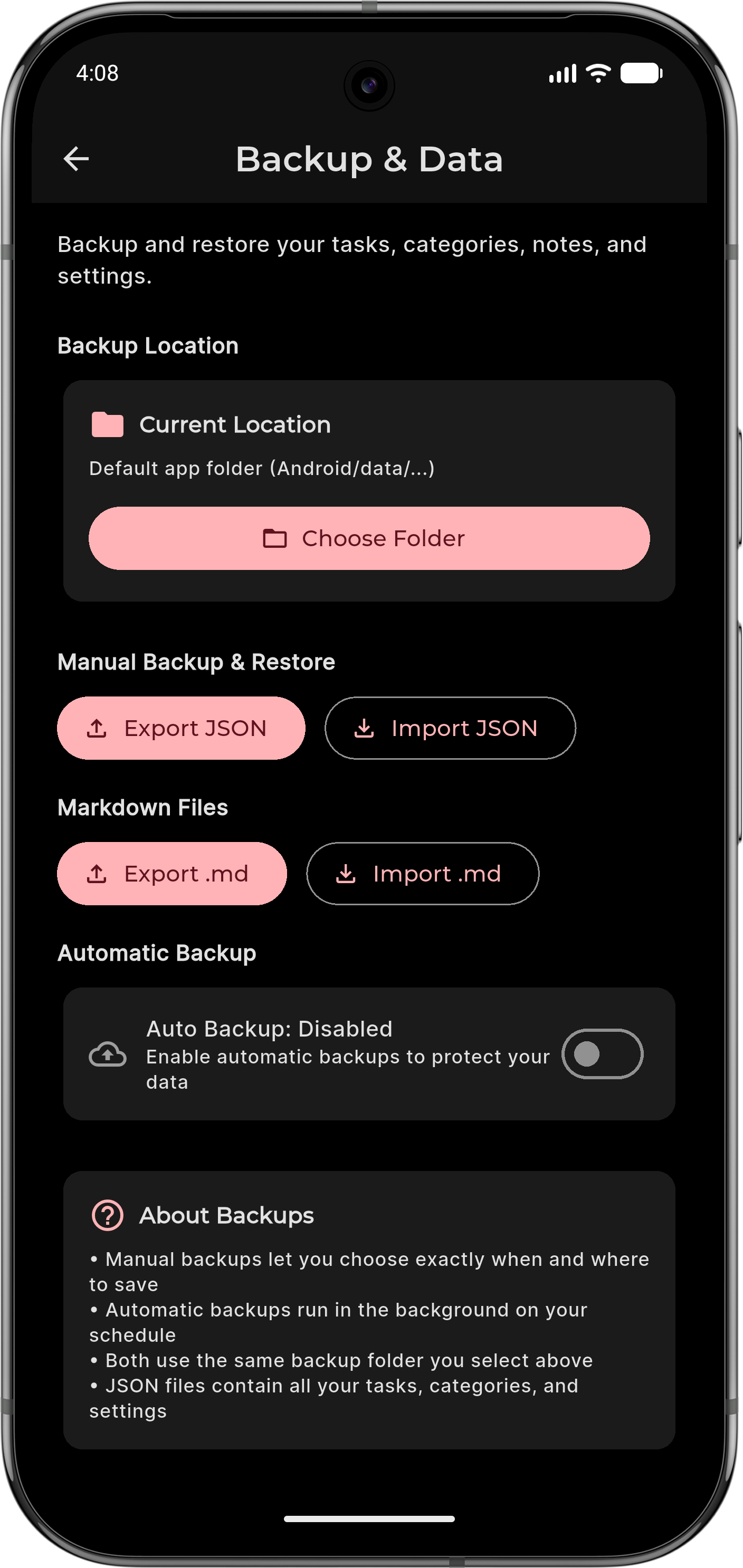 Média Trudido - Application Matériel minimaliste axé sur la confidentialité 5