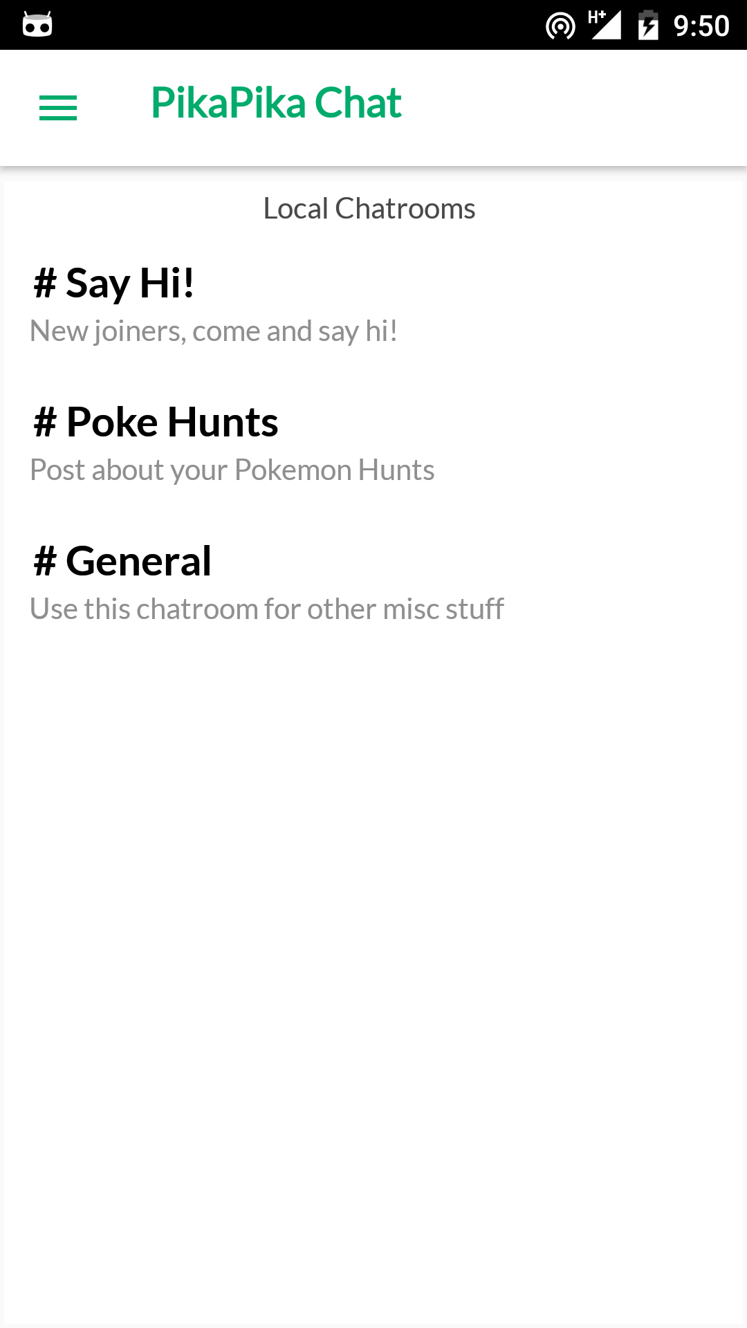 Chatrooms for Pokemon Go! gallery image