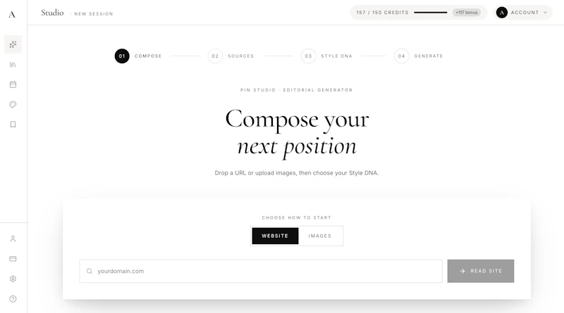 Atelier - The editorial pin studio screenshot 3