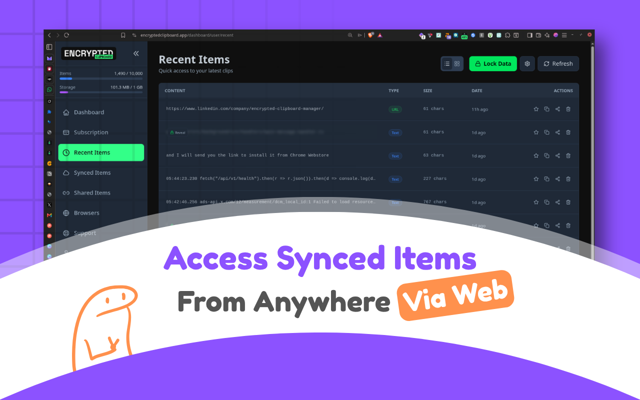 Encrypted Clipboard Manager gallery image