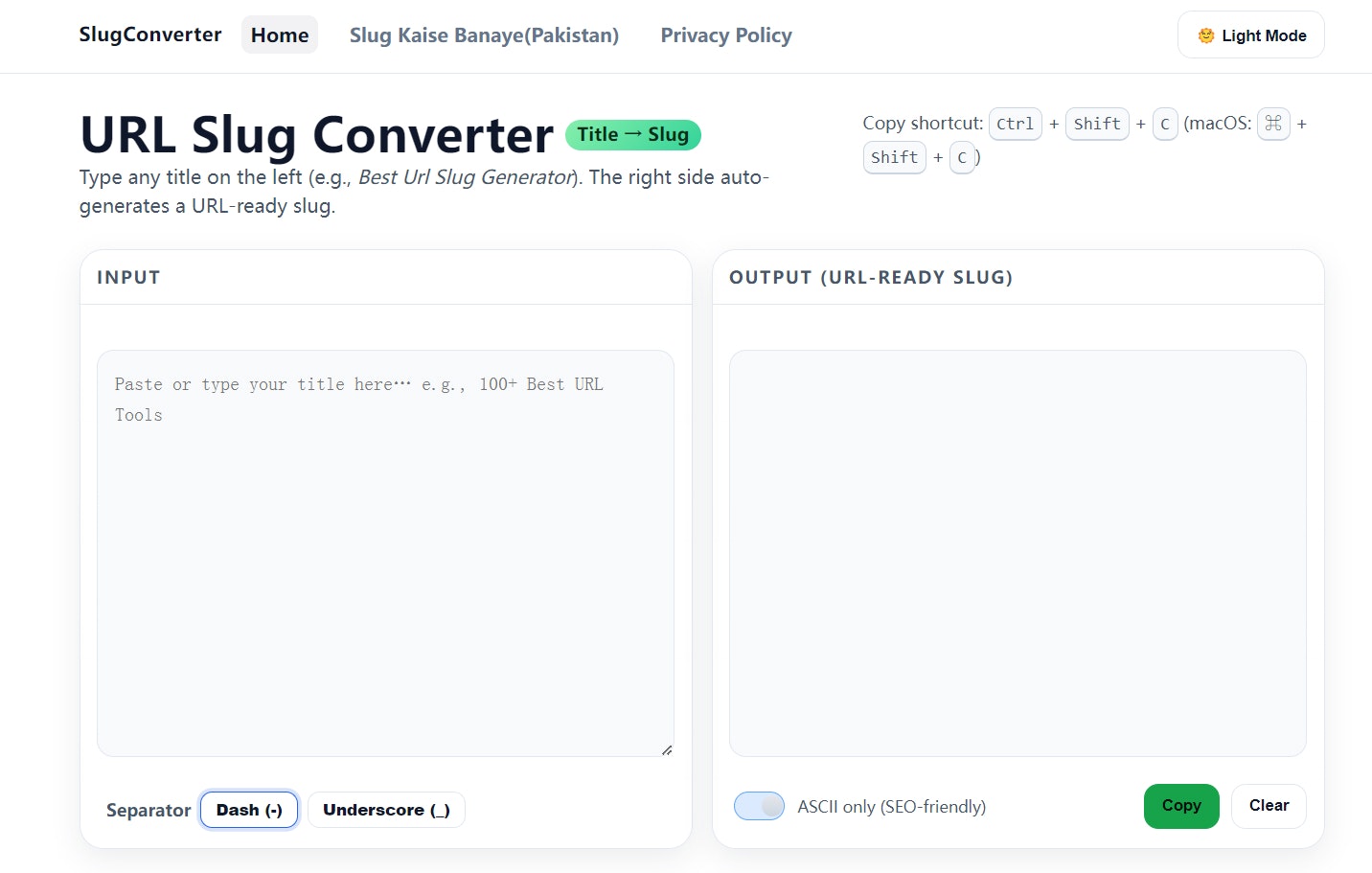 Slug Converter – Clean URL Generator gallery image