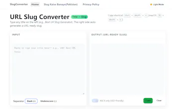 Slug Converter – Clean URL Generator gallery image