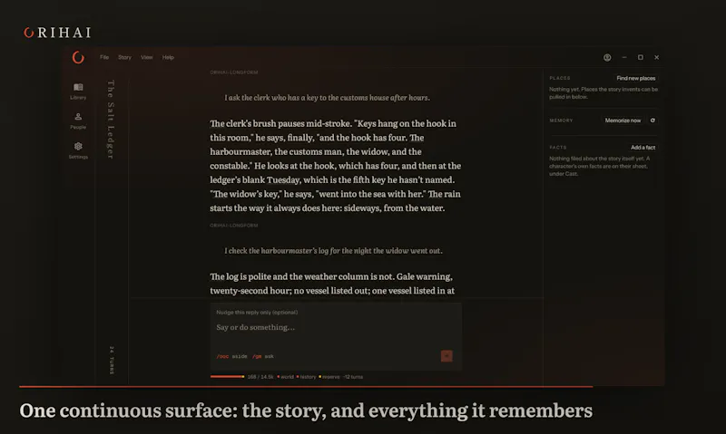 Orihai screenshot 1