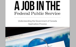 Getting a job with the Canadian Gov't media 1