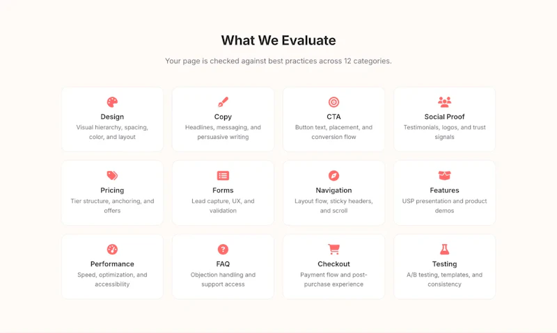 Autter - Landing Page Auditor screenshot 5