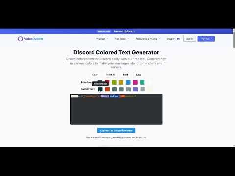 Discord Colored Text Generator gallery image