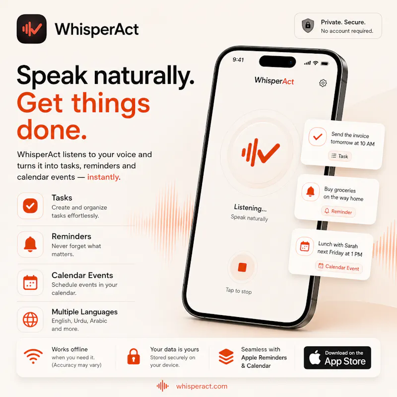 WhisperAct screenshot 1