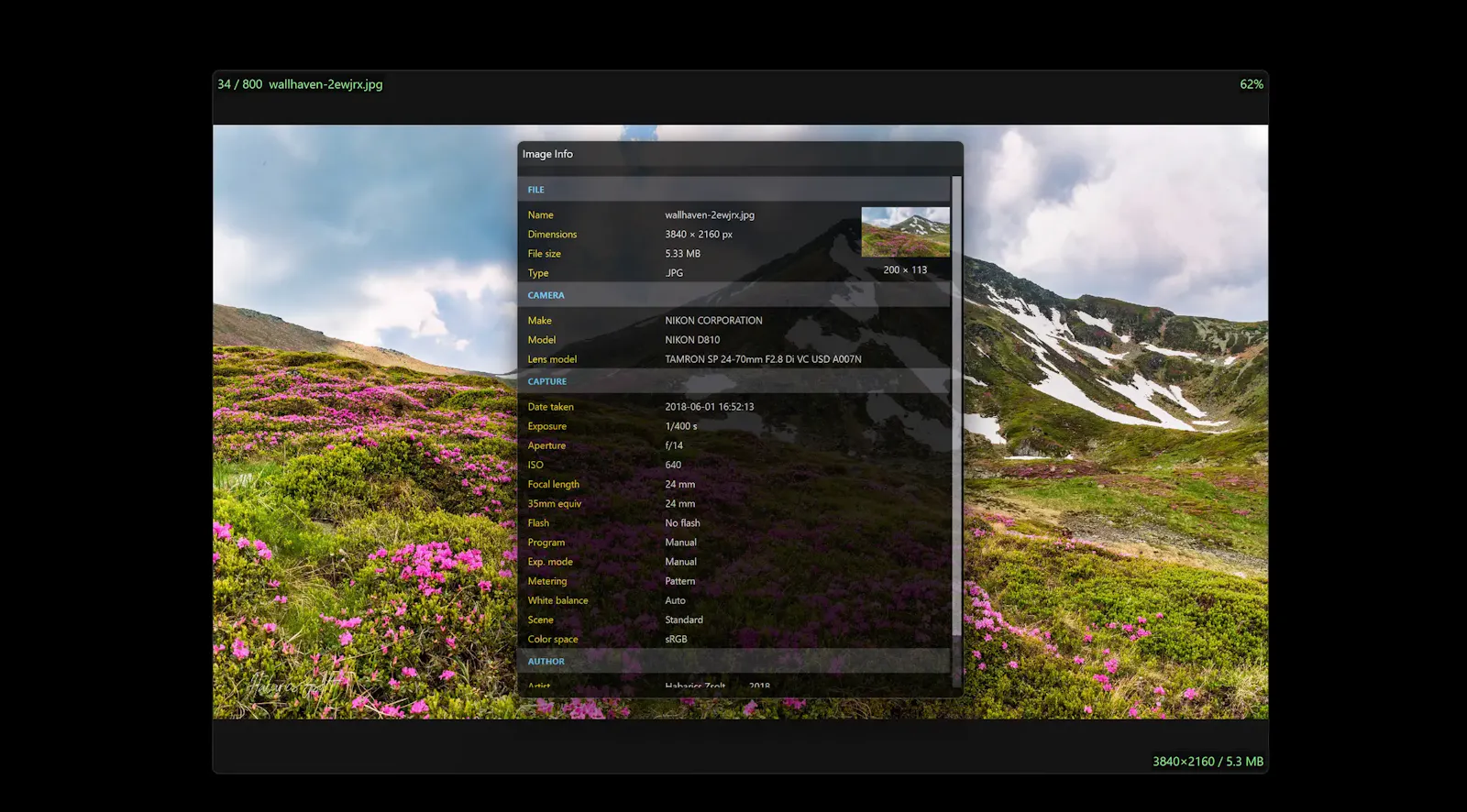 QuickImageViewer (qIV) screenshot 8