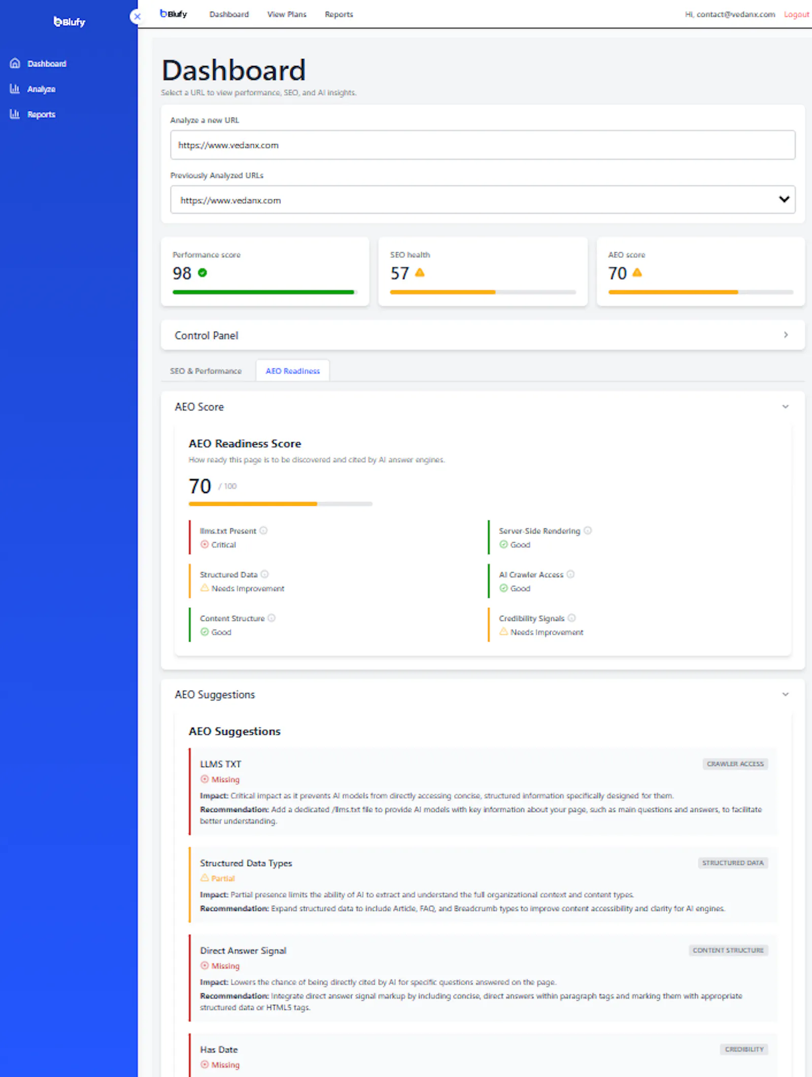 Blufy screenshot 2