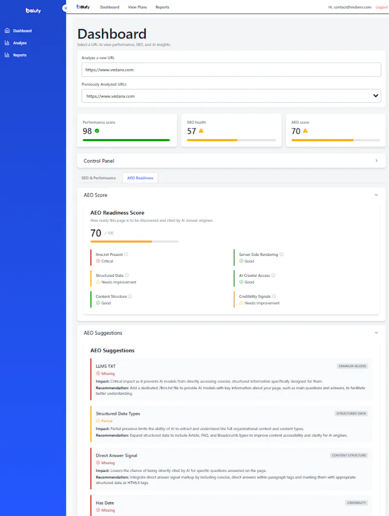 Blufy screenshot 2