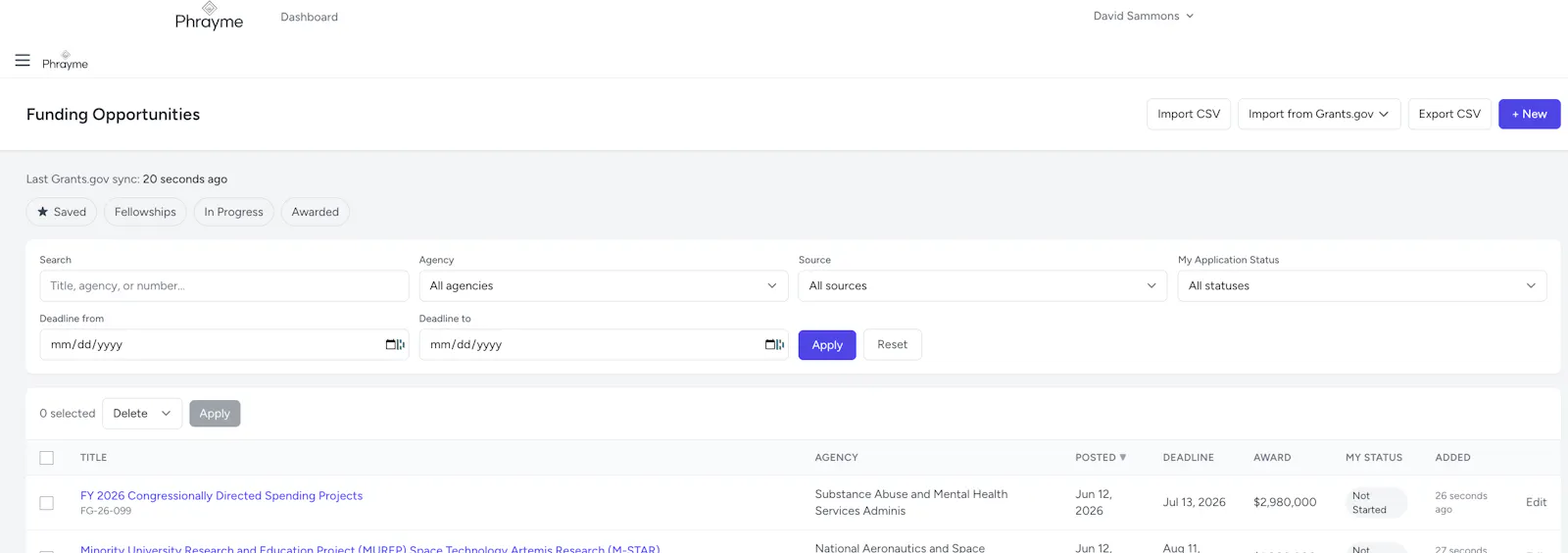 Phrayme.com screenshot 4
