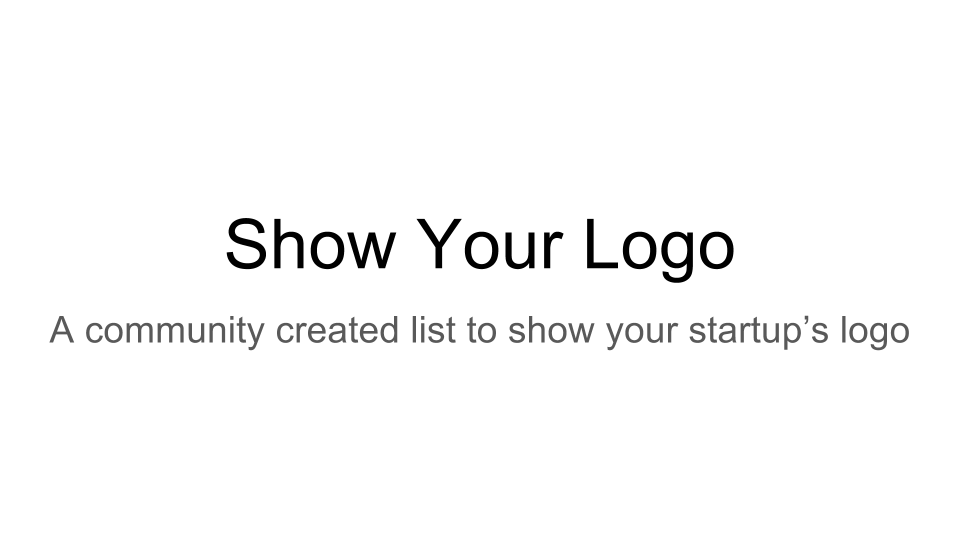 Show Your Logo