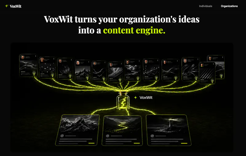 VoxWit — Scroll. Screenshot. Post. screenshot 4