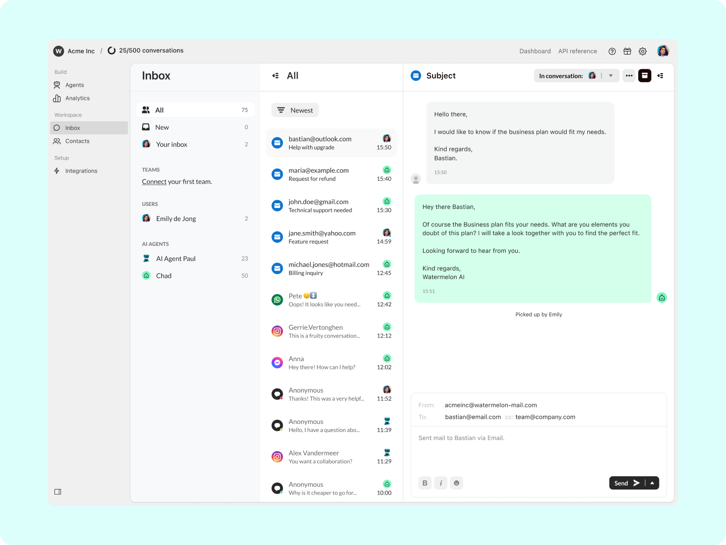 Email Automation with AI Agent gallery image