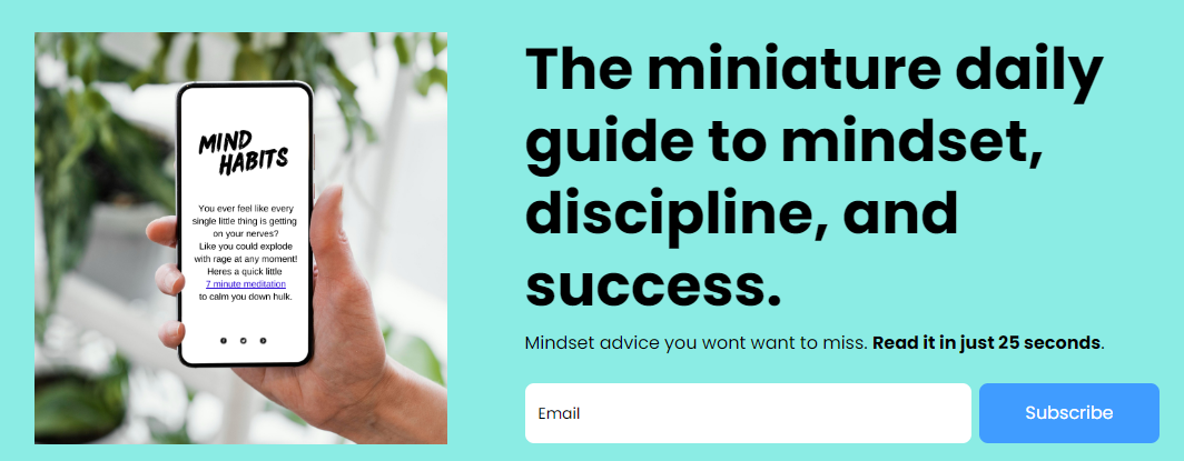 Mídia 1 de Lista atômica de hábitos mentais - Mini-Newsletter para controle sobre mente, corpo e subconsciente